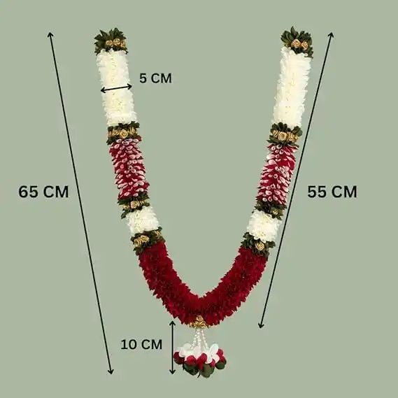 Handmade Artificial Flower Garland - Image 2